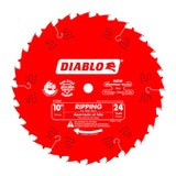 Diablo D1024X 10-Inch 24-Tooth ATB Ripping Saw Blades Bundle (2-Pack)