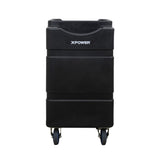 XPOWER Mobile Water Reservoir Tank WT-90 for FM-68W, FM-88W, and FM65WB Misting Fan, 90 Liter, 24 Gallon, Wheels, Mobile, Portable, Outdoor Cooling Black