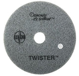 Twister Diamond Cleaning System 14" White Floor Pad - 800 Grit - 2 per case