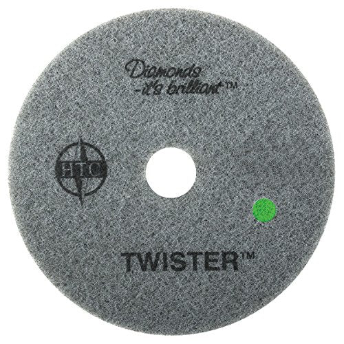 Twister Diamond Cleaning System 10" Green Floor Pad - 3000 Grit - 2 per case
