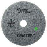 Twister Diamond Cleaning System 16" Green Floor Pad - 3000 Grit - 2 per case