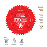 Freud P408 Premier Fusion Saw Blade 8 inch x 34t Hi-ATB 30° 5/8 inch arbor Perma-Shield Coated