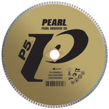 Pearl Abrasive P5 DIA10SH5 Turbo Rim Blade for Tile and Marble 10 x .060 x 5/8