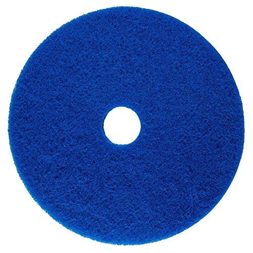 Floor Pad 17 Inch Diameter Blue Stripping Buffer Polish Scrub Americo (5 Pieces)