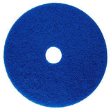 Americo Floor Pad 20 Inch Diameter Blue Stripping Buffer Polish Scrub