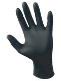 SAS Safety Corporation 66519 Extra-Large Black Nitrile Disposable Gloves 100 Count