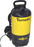 Tornado Pac-Vac PV6 Commercial Backpack Vacuum Cleaners