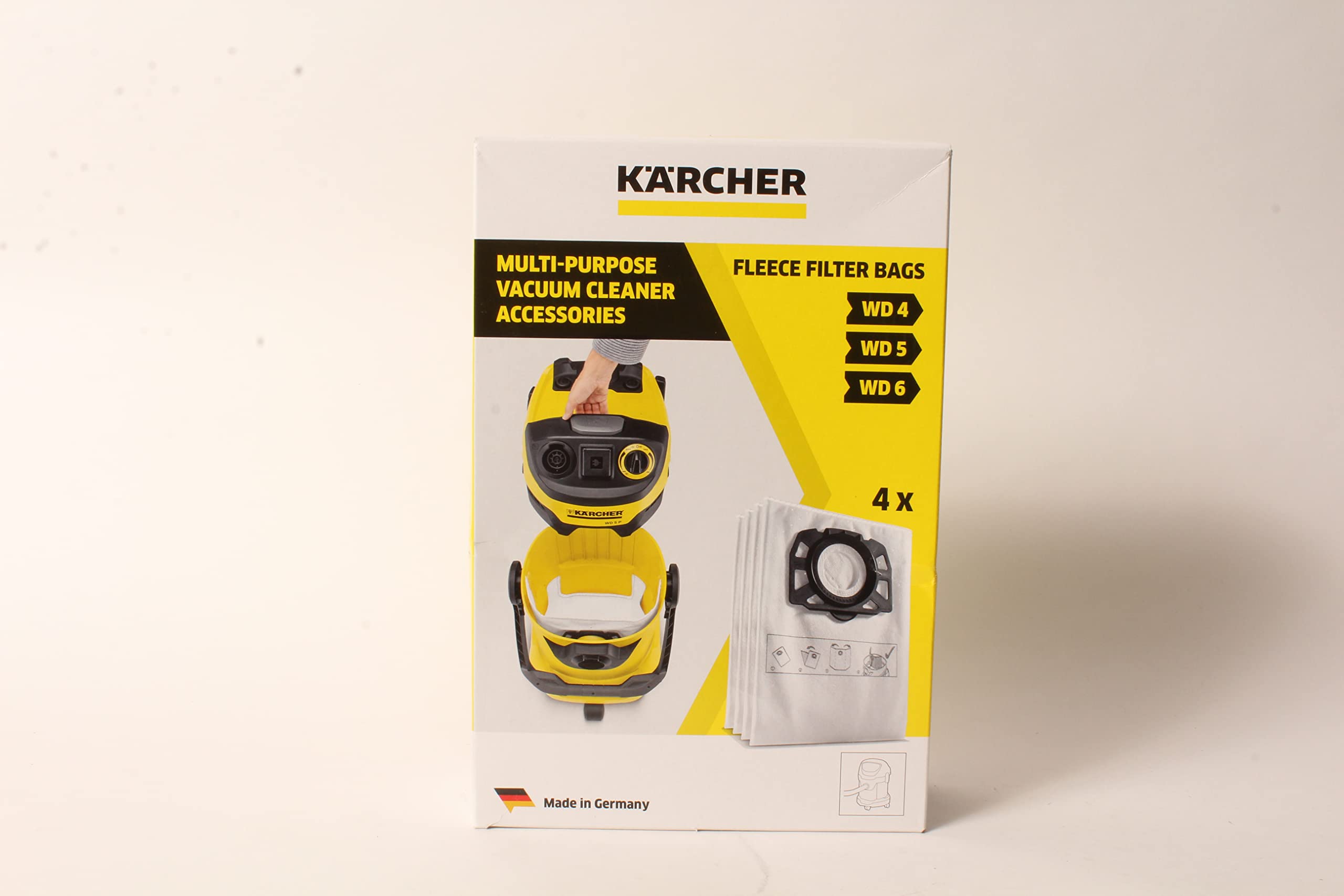 Karcher 2.863-006.0 Dry Vacuum Filter Bag, Paper