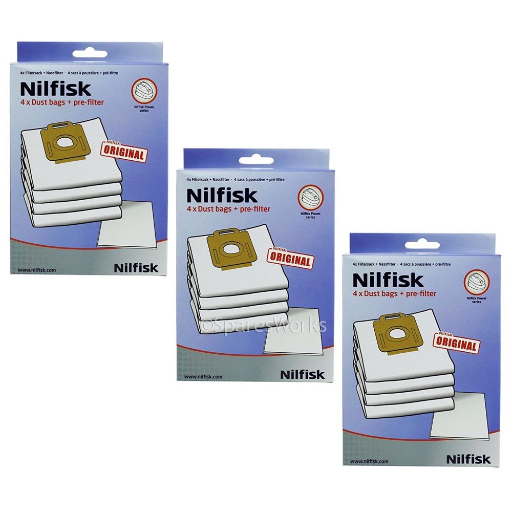 Lot De 20 Sacs D'aspirateur Pour Nilfisk POWER (PW10, P10, P20, P40, PW20) - Neufs Et Compatibles !