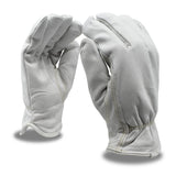 Cordova Premium Grain Cowhide Driver Gloves, Thinsulate Lined, Shirred Elastic Back, Keystone Thumb, 12-Pack