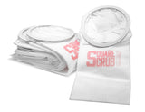 Square Scrub HEPA Dry Vac Ultimate Micro Lined Bag - 10/Case
