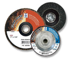 Mercer Abrasives 267036-10 Type 27 High Density Flap Discs Premium Zirconia 4-Inch by 5/8-Inch, 36 Grit, 10-Pack