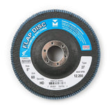 Mercer Industries 266036 Zirconia Flap Disc, High Density, Type 27, 5" x 7/8", Grit 36, 10 Pack