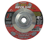 Pearl Abrasive DCRED45H 4-1/2" x 1/4" x 5/8"-11 Depressed Center Grinding Wheels ( 10/bx )