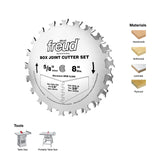 Freud SBOX8: 8" Box Joint Cutter Set