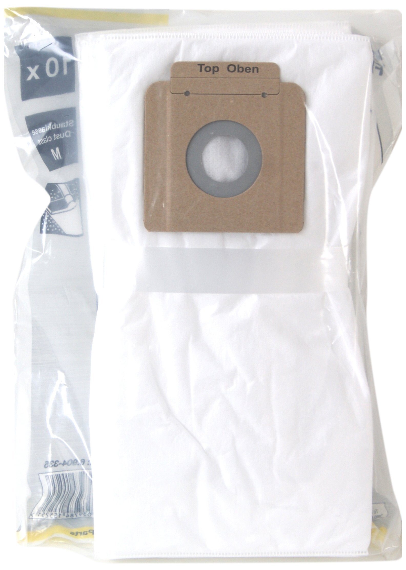 Kaer5 Sacchetti Filtro Per Aspirapolvere Secchio Industriale - Confezione Da 10 Pezzi, Codice 6.904-333.0