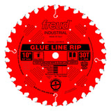 Freud LM74M010 10-Inch 30 Tooth TCG Glue Line Ripping Saw Blade with 5/8-Inch Arbor and Silver ICE Coating