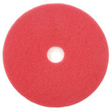 Red Buffing Pad, 17" 5/Case
