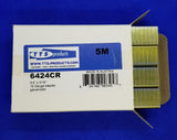 Staples 6424 Similar to Duo-Fast 6424CR Box (5,000) of 19 Gauge 3/4" Leg x 3/16" Narrow Crown Staples