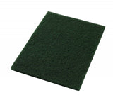 Americo Manufacturing 40031420 Green Scrub Floor Scrubbing Pad Rectangle (5 Pack), 14