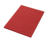 Americo Manufacturing 40441420 Red Buffing Floor Pad Rectangle (5 Pack), 14
