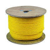 CWC 300035 1/4 Inch Poly Pro Yellow Rope 600 Feet Long