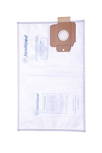Janitized JAN-KACB(10) Premium Replacement Commercial Vacuum Paper Bag for Karcher/Tornado, CleanBreeze Vacuum Cleaners, OEM#6.904-305.0, K6904305 (Pack of 10)