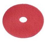 Americo Manufacturing Americo Buffing Pads, 17in. W, Red, 800 RPM 404417