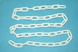 Plastic Chain 2" (8 MM) Plastic Chain  White, 500 feet Length
