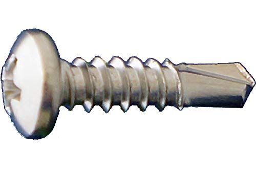 Daggerz PPSDSS08100-8 x 1-Inch Phillips Pan Head Self Drill 410 Stainless Steel Screws