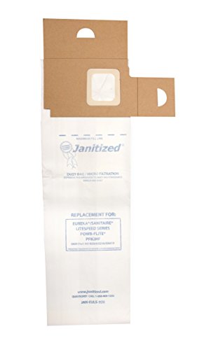 Janitized JAN-EULS-2(3) Paper Premium Replacement Commercial Vacuum Bag