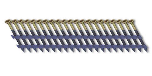 Fasco SCFP1013CSEG Scrail Fastener  Coarse Thread 20-22-Degree Plastic Strip Electro-Galvanized Square Drive, 3-Inch x .113-Inch, 1000 Per Box