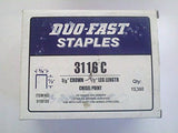 Duo-Fast 3116C Fine Wire Upholstery Staples - 1/2"