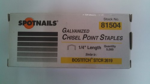 STCR2619 1/4" Staples for Bostitch