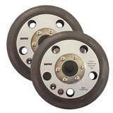 Superior Pads and Abrasives RSP33 5 inch Diameter - 5/16 inch-24 UNF Threaded Shaft Hook and Loop Sander Pad with 5 Vacuum Holes Replaces Porter Cable 15000 2 PER PACK