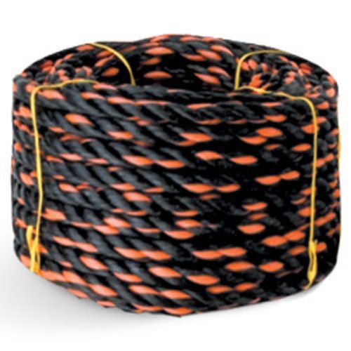 Cal Truck Mini-Coils - Black w/Orange Tracer - Retail Packaged - 3/8" x 50', 2430 lbs Tensile (12 Ropes) - CWC-152015