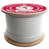 Nylon Rope - Double Braid - White - 1/4" x 600', 2000 lb Tensile (1 Spool) - CWC-345101