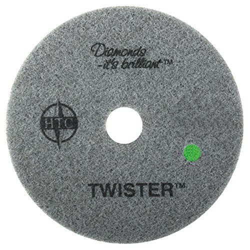 Twister Diamond Cleaning System 17" Green Floor Pad - 3000 Grit - 2 per case