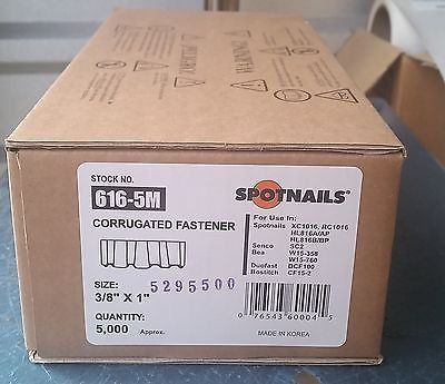 Spotnail  616-5-3/8" Corrugated Fasteners for Paslode GC20 or Spotnail 5,000/Case