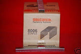 Unicatch Series 80-1/4"1/2" Crown 21 Ga Galvanized Upholstery Staples 10,000/Box