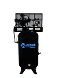 MegaPower  6.5 HP Vertical Air Compressor, 1 Phase, 80 Gallon, 2 Stage, MP-6580V