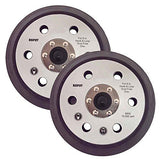 Superior Pads and Abrasives RSP37 6 inch Diameter 6 Vacuum Holes with 5/16 inch-24 Threaded Shaft Hook and Loop Sander Pad Replaces Porter Cable 18001 2 PER PACK