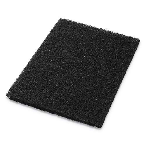 Americo Manufacturing 40011420 Standard Black Stripping Floor Pads Rectangle (5 Pack), 14" x 20"