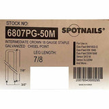 Spotnails 18-Gauge Galvanized Staples 1-5/8 Length 1/4 Crown Senco - 1 Top Too Spotnails 18-Gauge Galvanized Staples 1-5/8 Length 1/4 Crown Senco - 1 Top Too
