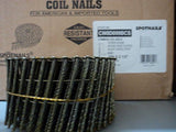 Coil Nails 2 1/2" Inch 8d 15 Degree Screw Shank Coil Nails Spotnails CW8D099BCS (9,000)