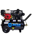 Mega Power MP-6520GB Horizontal Air Compressor with Honda GX200 Gas Engine, 20 gallon