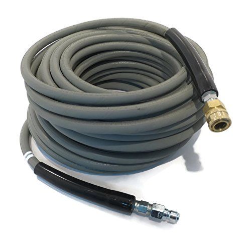 Pressure Washer Hose 100' 4000 PSI Non-Marking Hose w/COUPLERS for Pressure Washer