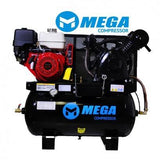Mega Compressor MP-13030GT 2Cyl 13HP 30Gal Tank Truckmount - NEWEST VERSION