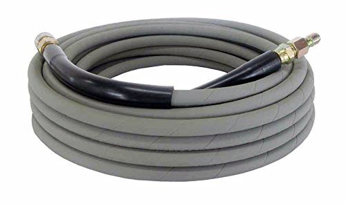 Pressure Washer Hose Non Marking - 4000 PSI 50 ft. Length 50' Gray with Couplers