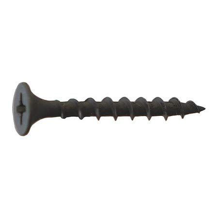 Drywall Screw #6 X 1-5/8" Phillips Head Bugle, Black Phosphate, 2lb -Approx 500 Pieces